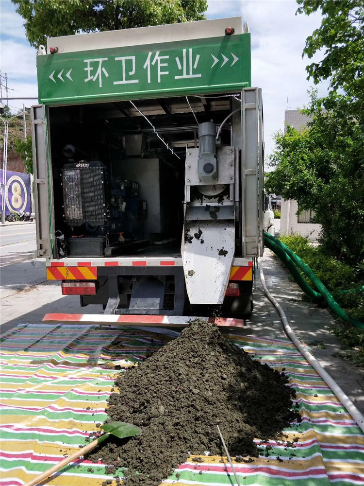 湾里淤泥干湿分离