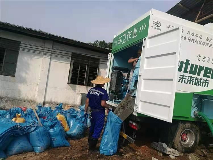 湾里工业污泥压干处理